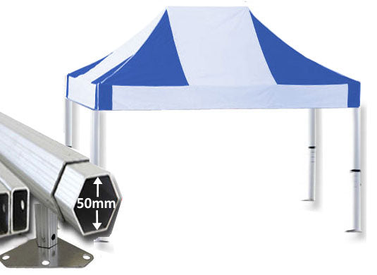 6m x 4m Extreme 50 Instant Shelter Royal Blue/White Main Image