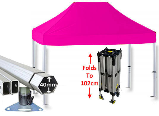 3m x 2m Compact 40 Instant Shelter Pink Main Image