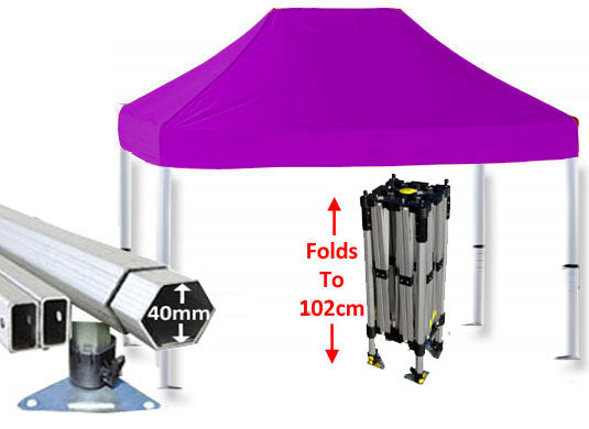 3m x 2m Compact 40 Instant Shelter Purple Main Image