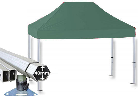 3m x 2m Extreme 40 Instant Shelter Green Main Image