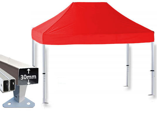 3m x 2m Trader-Max 30 Instant Shelter Pop Up Gazebos Red Main Image