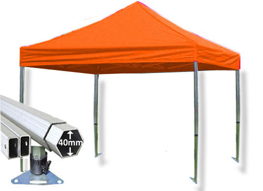 3m x 3m Extreme 40 Instant Shelter Orange Main Image