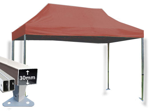 3m x 4.5m Trader-Max 30 Instant Shelter Brown Main Image