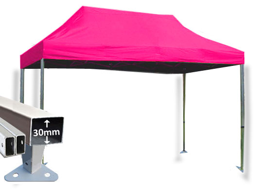 3m x 4.5m Trader-Max 30 Instant Shelter Pink Main Image