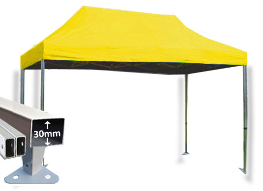 3m x 4.5m Trader-Max 30 Instant Shelter Yellow Main Image