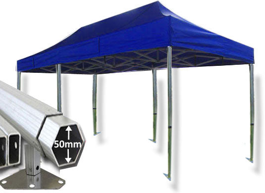 3m x 6m Extreme 50 Instant Shelter Royal Blue Image