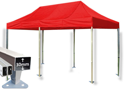 3m x 6m Trader-Max 30 Instant Shelter Red Main Image