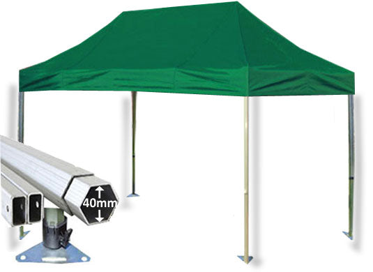 3m x 4.5m Extreme 40 Instant Shelter Green Main Image