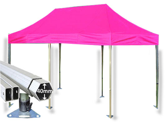 3m x 6m Extreme 40 Instant Shelter Pink Main Image