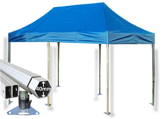3m x 6m Extreme 40 Instant Shelter Royal Blue Main Image