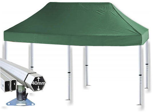 5m x 2.5m Extreme 40 Instant Shelter Green Main Image