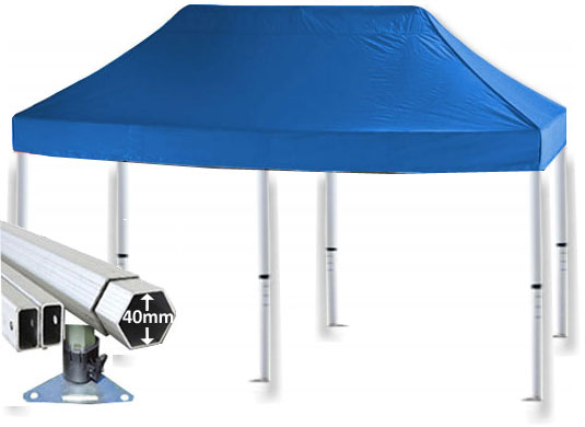 5m x 2.5m Extreme 40 Instant Shelter Royal Blue Main Image