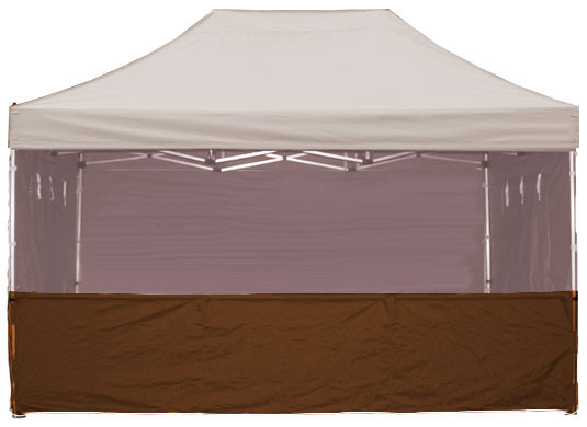 4.5m Instant Shelter Half Sidewall Brown Main Image