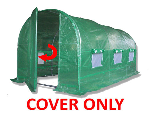 4m x 2m Pro+ Green Poly Tunnel Replacement Cover Main Image