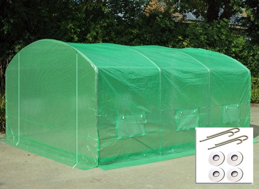 4m x 3.5m Pro Max Green Poly Tunnel Main Image