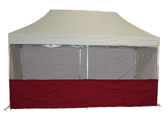 6m x 4m Extreme 50 Instant Shelter Sidewalls Red