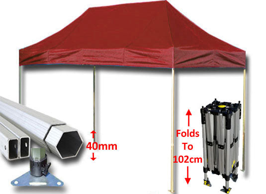3m x 4.5m Compact 40 Instant Shelter Brown Image