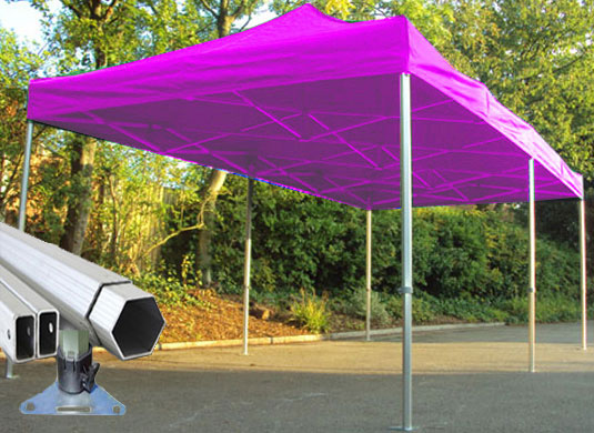 3m x 6m Extreme 40 Instant Shelter Pink Image 2