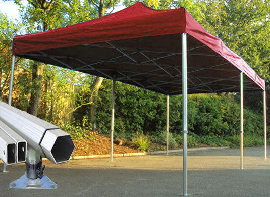 3m x 6m Extreme 40 Instant Shelter Red Image 2