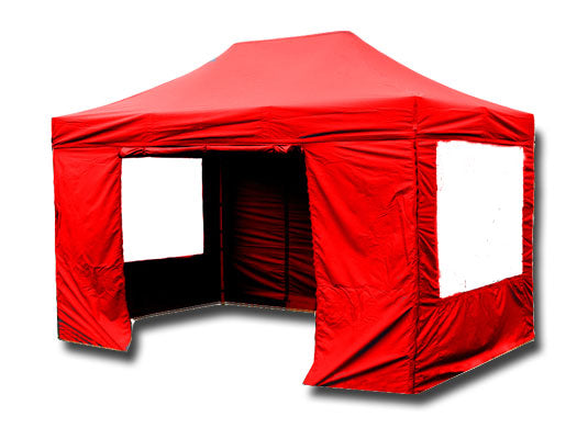 3m x 4.5m Trader-Max 30 Instant Shelter Red Image 11