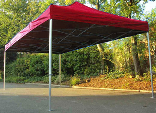 4m x 2m Extreme 50 Instant Shelter Pop Up Gazebos Red Image 4