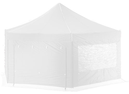 6m Extreme 50 Hexagonal Instant Shelter Pop Up Gazebos White Image 14