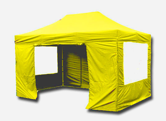 3m x 4.5m Trader-Max 30 Instant Shelter Yellow Image 11