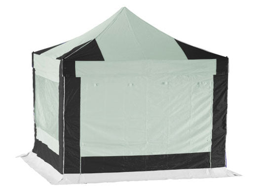 4m x 4m Extreme 50 Instant Shelter Pop Up Gazebos Black/Silver Image 13