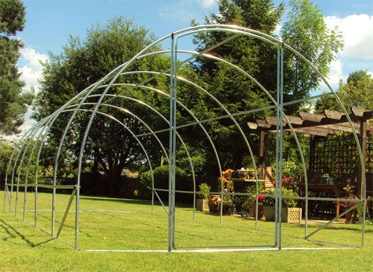 6m x 3m Pro+ Poly Tunnel Frame Only Main Image