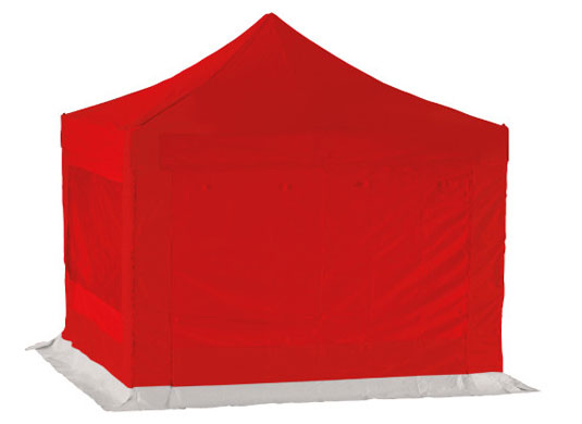 4m x 4m Extreme 50 Instant Shelter Pop Up Gazebos Red Image 13