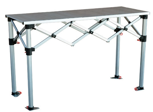 Instant Shelter 1.5m Concertina Table With Aluminium Top Main Image