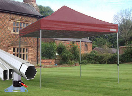 3m x 3m Extreme 40 Instant Shelter Burgundy Image 2