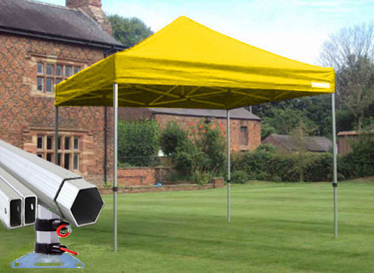 3m x 3m Extreme 40 Instant Shelter Yellow Image 2