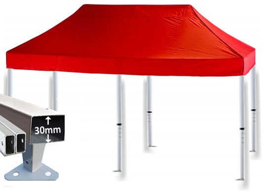 5m x 2.5m Trader-Max 30 Instant Shelter Red Main Image