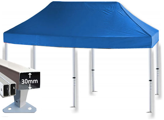 5m x 2.5m Trader-Max 30 Instant Shelter Royal Blue Main Image