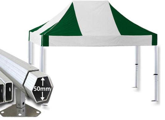 6m x 4m Extreme 50 Instant Shelter Green/White Main Image