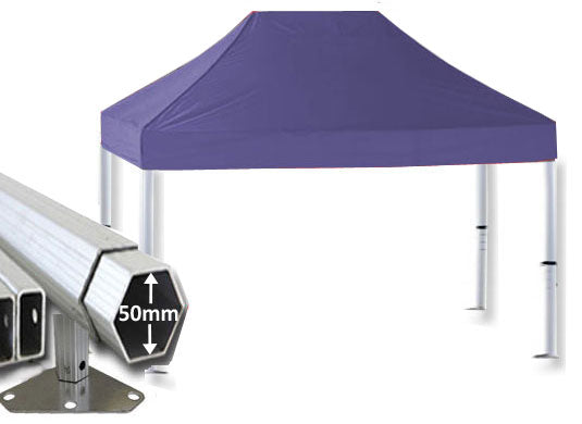 4m x 2m Extreme 50 Instant Shelter Pop Up Gazebos Navy Blue Main Image