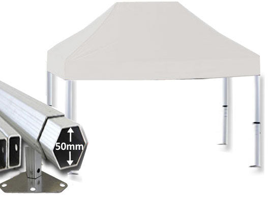 6m x 4m Extreme 50 Instant Shelter White Main Image