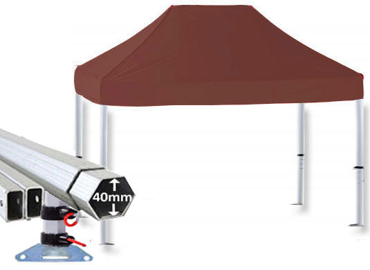3m x 2m Extreme 40 Instant Shelter Brown Main Image