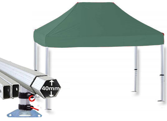 3m x 2m Extreme 40 Instant Shelter Green Main Image