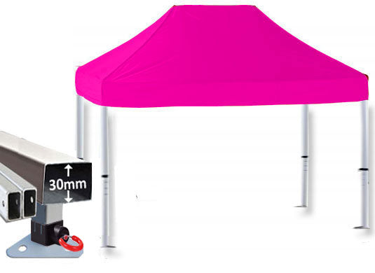 3m x 2m Trader-Max 30 Instant Shelter Pop Up Gazebos Pink Main Image