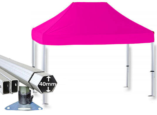 3m x 2m Extreme 40 Instant Shelter Pink Main Image