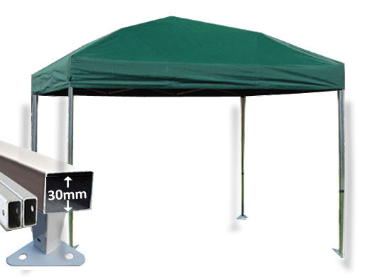 3m x 3m Trader-Max 30 Instant Shelter Green Main Image