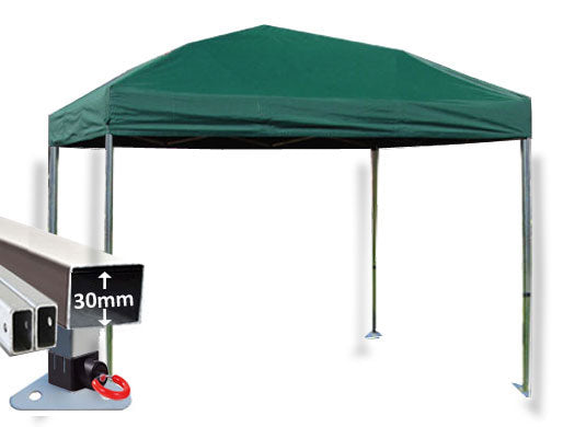 3m x 3m Trader-Max 30 Instant Shelter Green Main Image