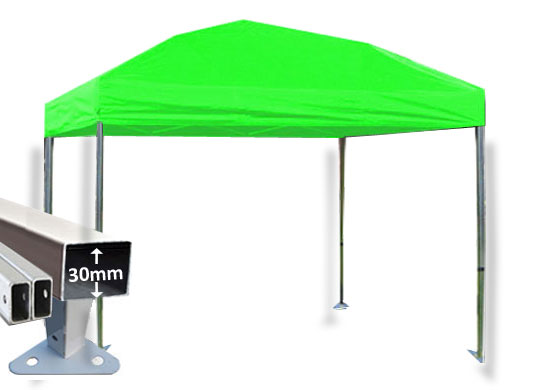 3m x 3m Trader-Max 30 Instant Shelter Lime Green Main Image