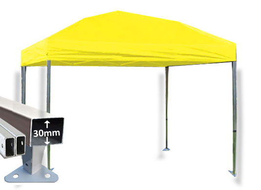 3m x 3m Trader-Max 30 Instant Shelter Yellow Main Image