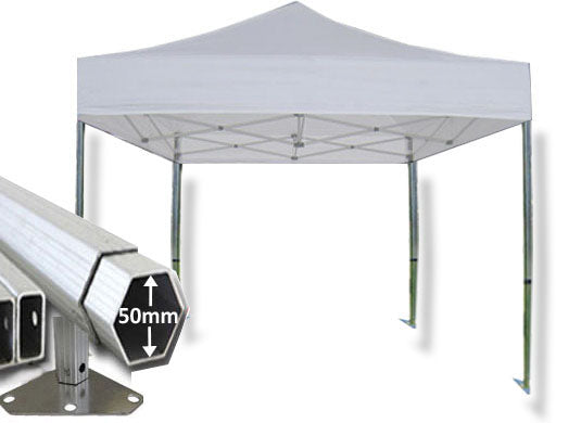 3m x 3m Extreme 50 Instant Shelter Gazebos White Main Image