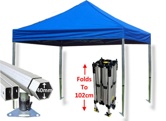 3m x 3m Compact 40 Instant Shelter Royal Blue Main Image