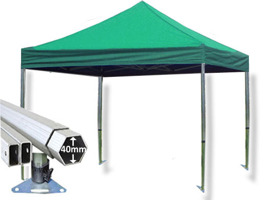 3m x 3m Extreme 40 Instant Shelter Green Main Image