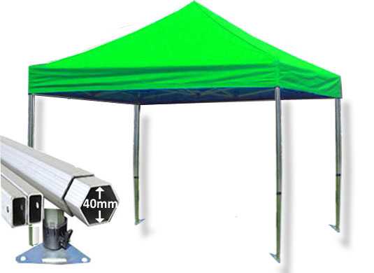 3m x 3m Extreme 40 Instant Shelter Lime Green Main Image
